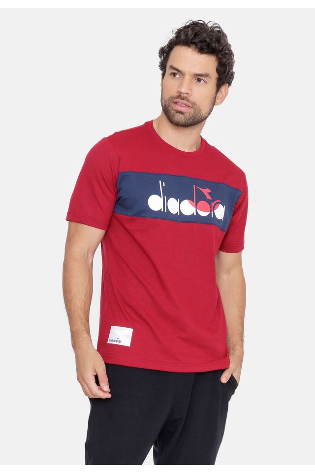 Camiseta-Diadora-SPTWR-Logo-Vermelha-Mescla