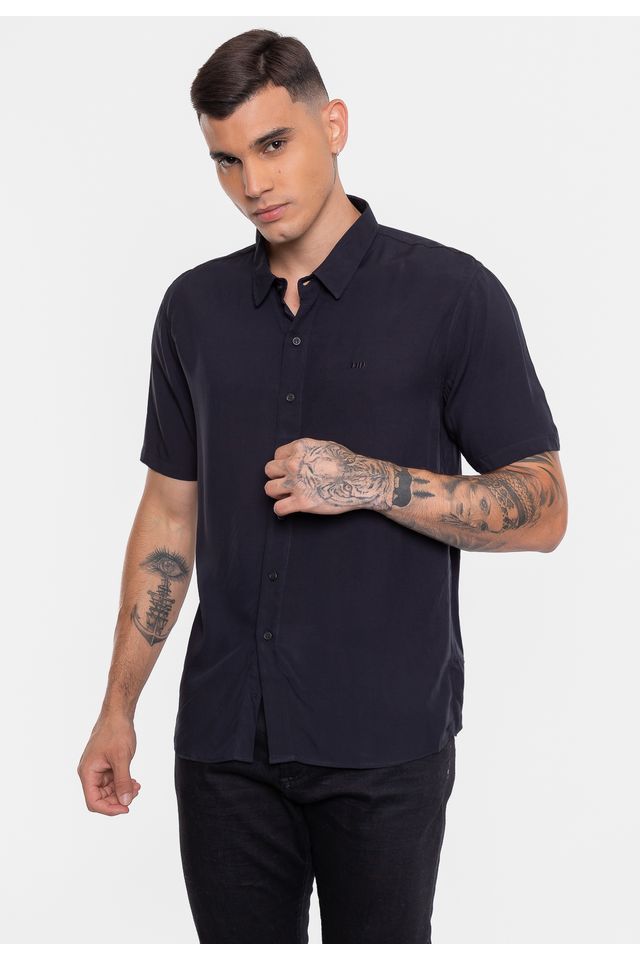 Camisa-HD-Viscose-Preta