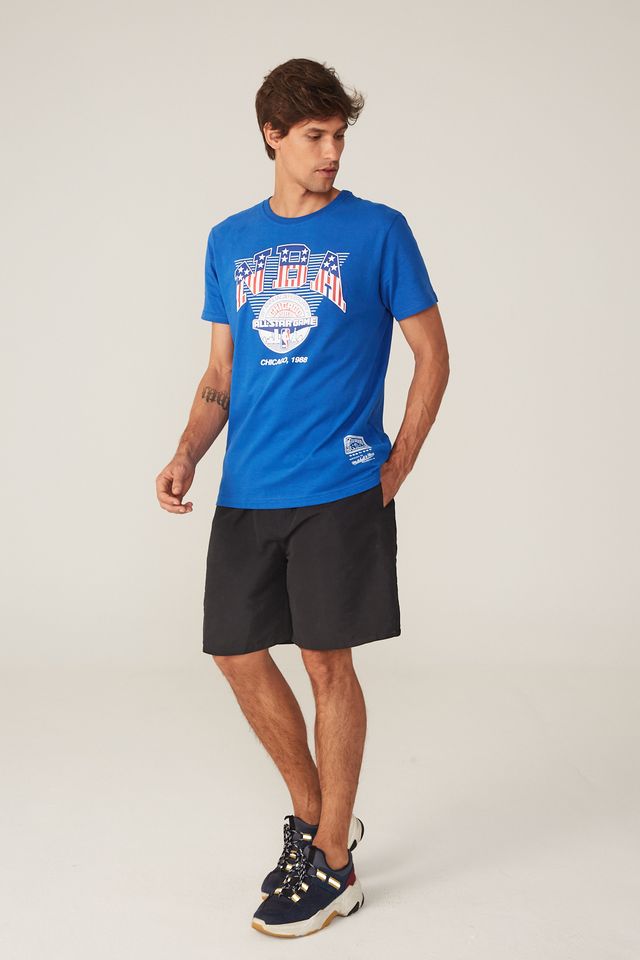 Camiseta-Mitchell---Ness-Estampada-All-Star-Game-Azul