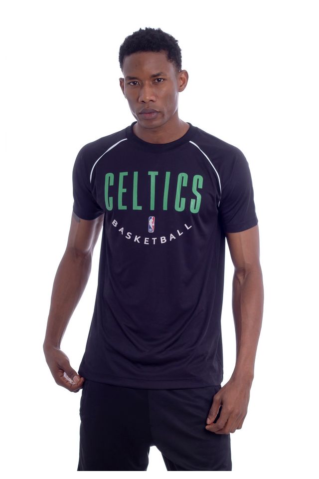 Camiseta-NBA-Estampada-Boston-Celtics-Casual-Preta