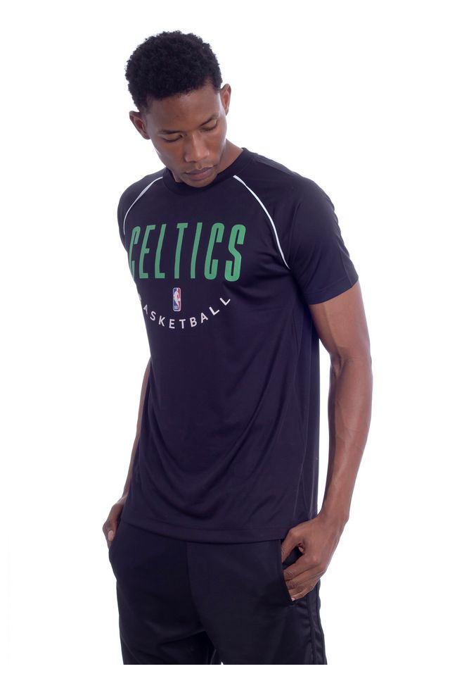 Camiseta-NBA-Estampada-Boston-Celtics-Casual-Preta