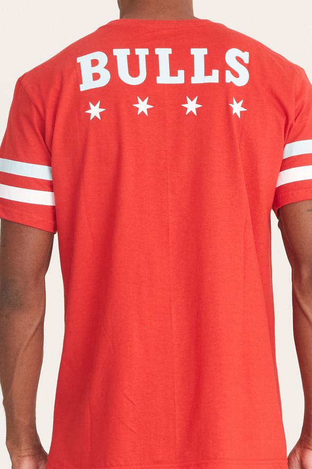 Camiseta-NBA-Especial-Chicago-Bulls-Casual-Vermelha