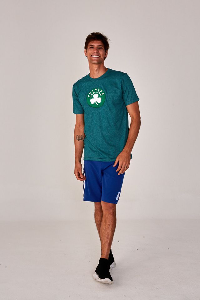 Camiseta-NBA-Especial-Boston-Celtics-Casual-Azul-Petroleo-Mescla