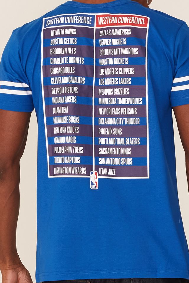 Camiseta-NBA-Especial-Casual-Azul-Royal