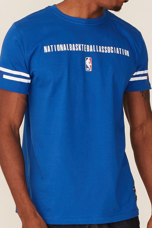 Camiseta-NBA-Especial-Casual-Azul-Royal