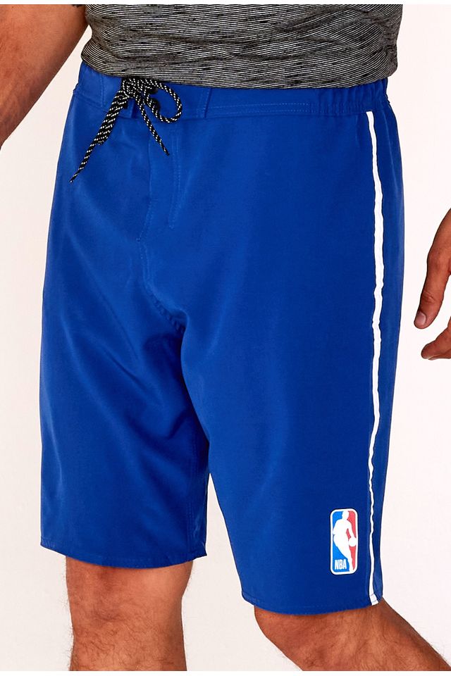 Boardshort-NBA-Com-Elastico-Azul-Royal