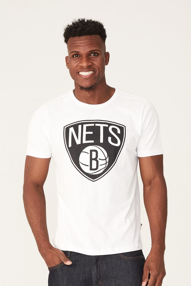 Camiseta-NBA-Estampada-Brooklyn-Nets-Branca