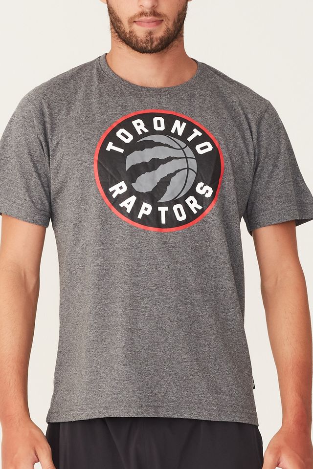Camiseta-NBA-Estampada-Toronto-Raptors-Cinza