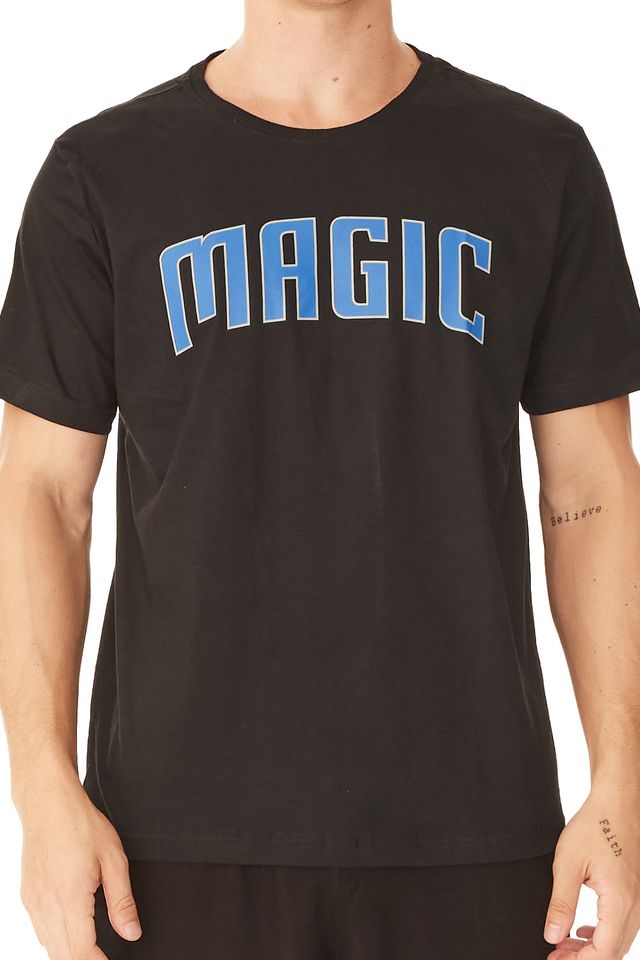 Camiseta-NBA-Estampada-Orlando-Magic-Preta