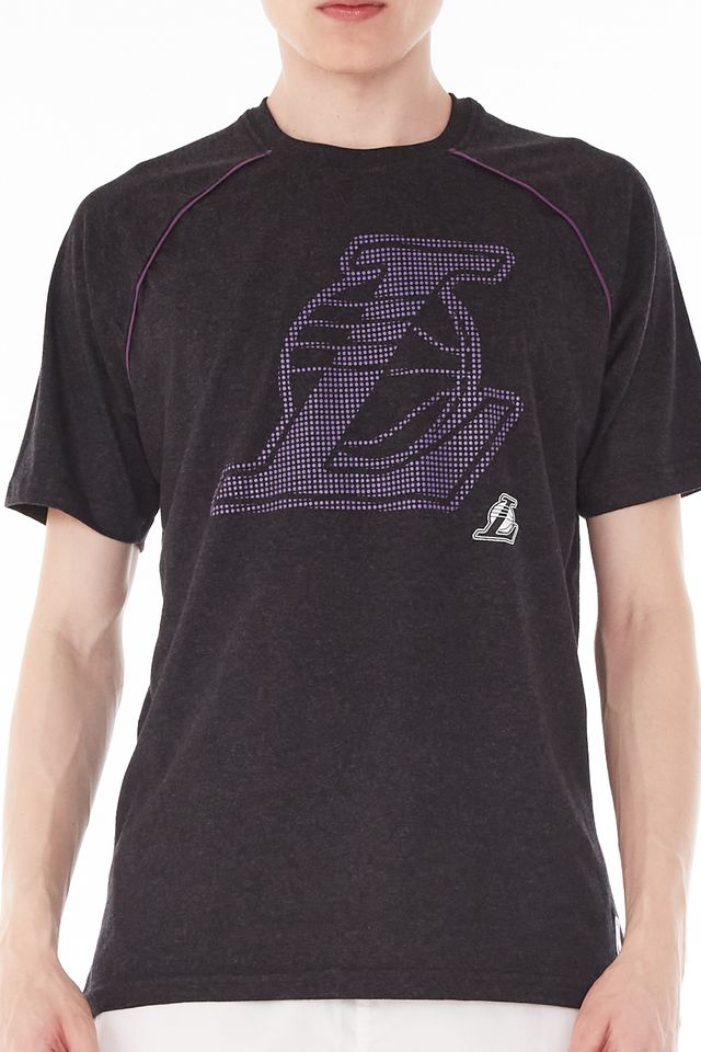 Camiseta-NBA-Especial-Los-Angeles-Lakers-Preta-Mescla