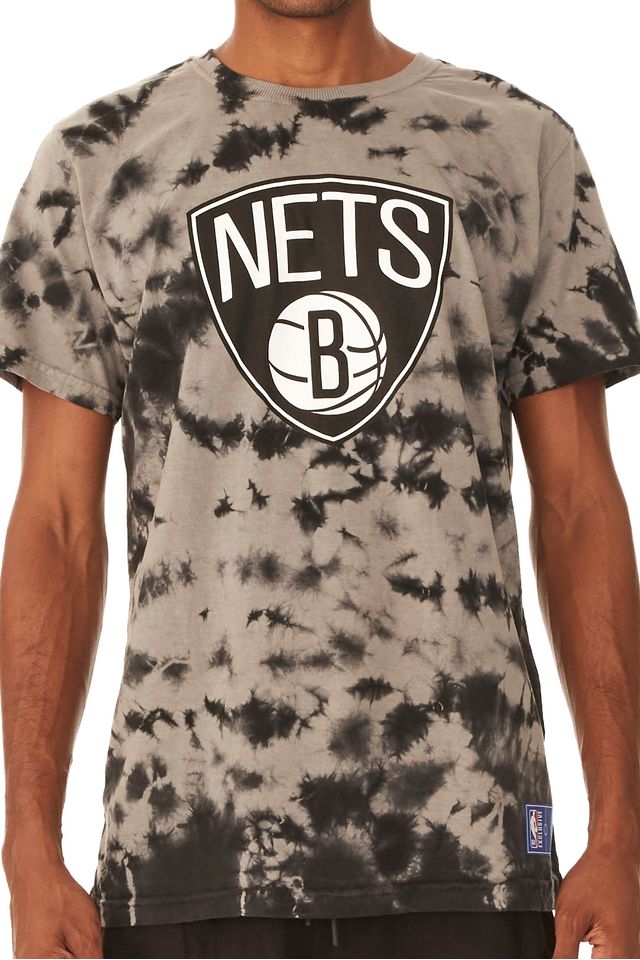 Camiseta-NBA-Especial-Tie-Dye-Brooklyn-Nets-Preta