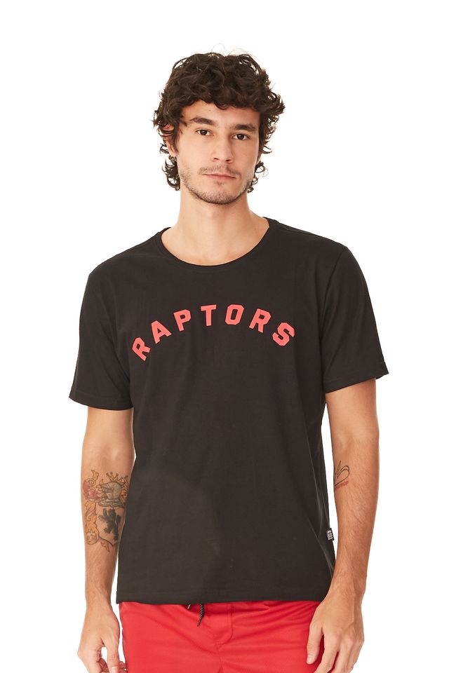 Camiseta-NBA-Estampada-Toronto-Raptors-Preta