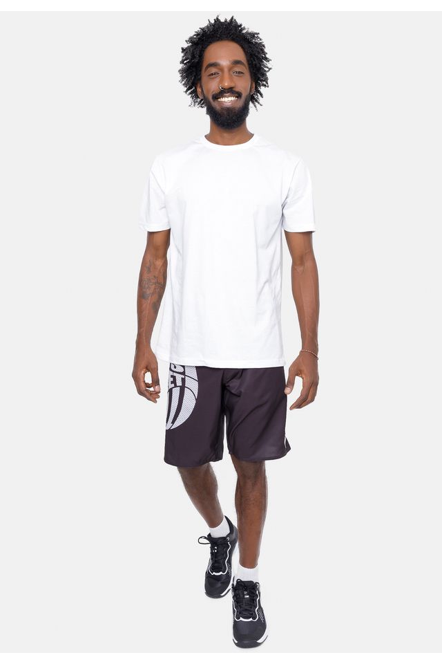 Boardshort-NBA-Basketball-Brooklyn-Nets-Preto