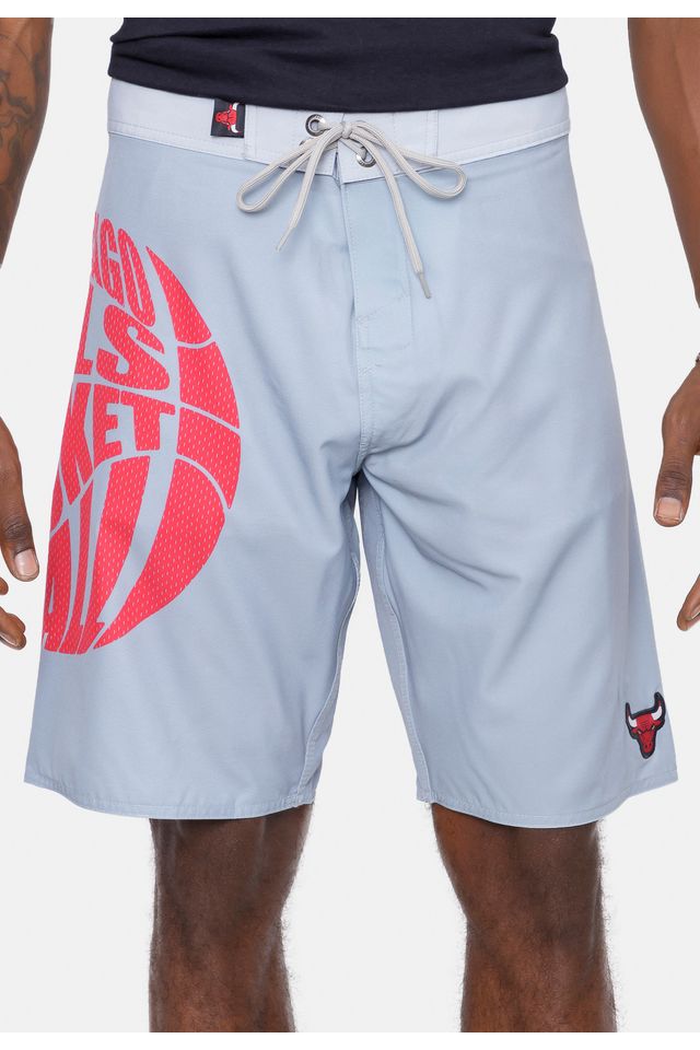 Boardshort-NBA-Basketball-Chicago-Bulls-Cinza