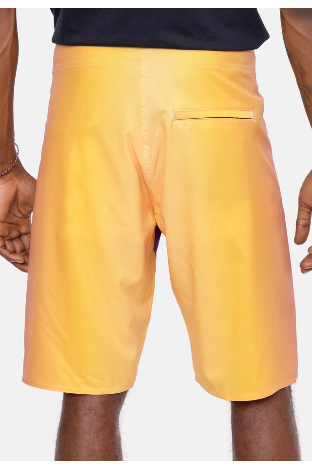 Boardshort-NBA-Gradient-Los-Angelels-Lakers-Amarelo