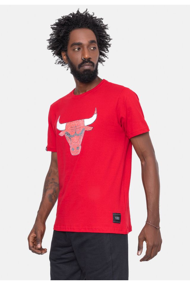 Camiseta-NBA-Logo-Esferas-Chicago-Bulls-Vermelha