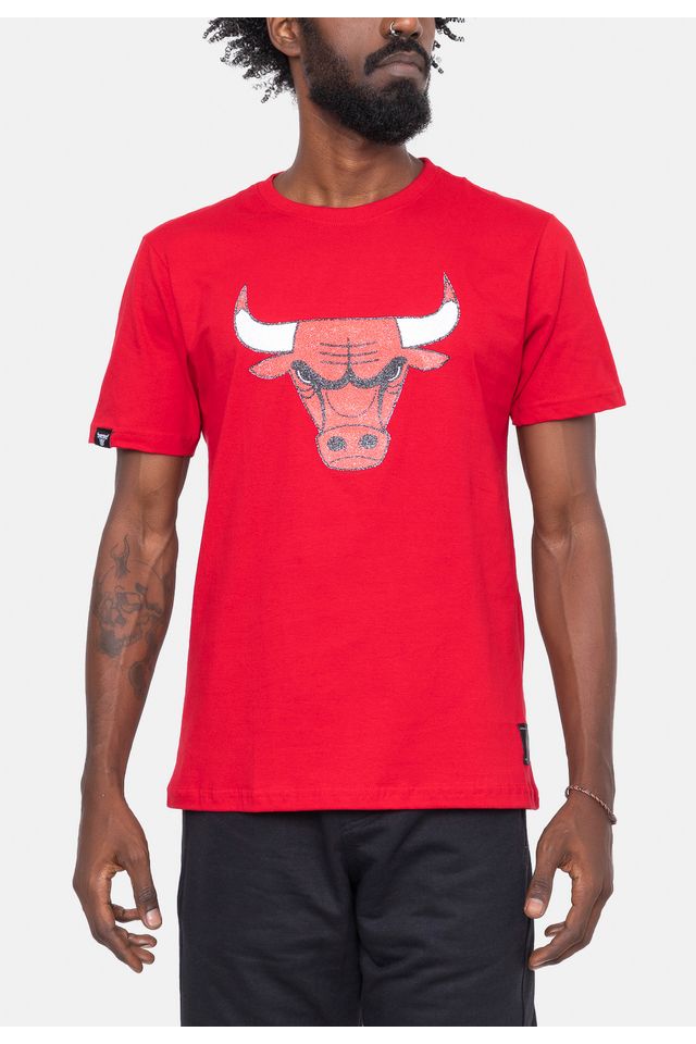 Camiseta-NBA-Logo-Esferas-Chicago-Bulls-Vermelha