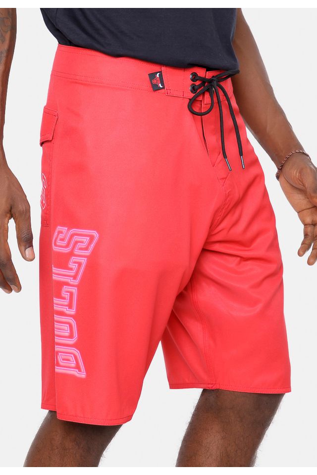Boardshort-NBA-Blur-Logo-Chicago-Bulls-Vermelho
