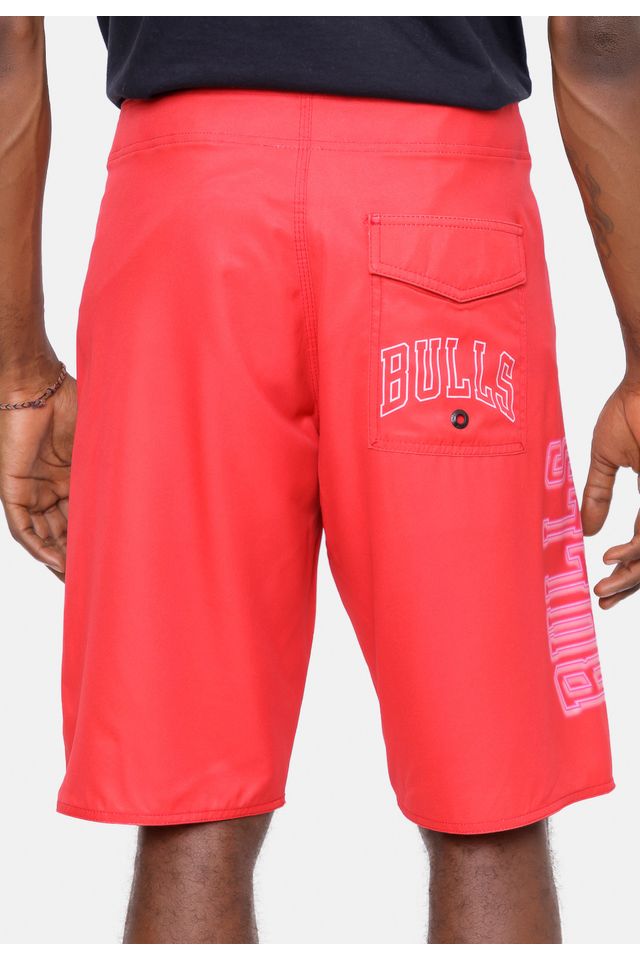 Boardshort-NBA-Blur-Logo-Chicago-Bulls-Vermelho