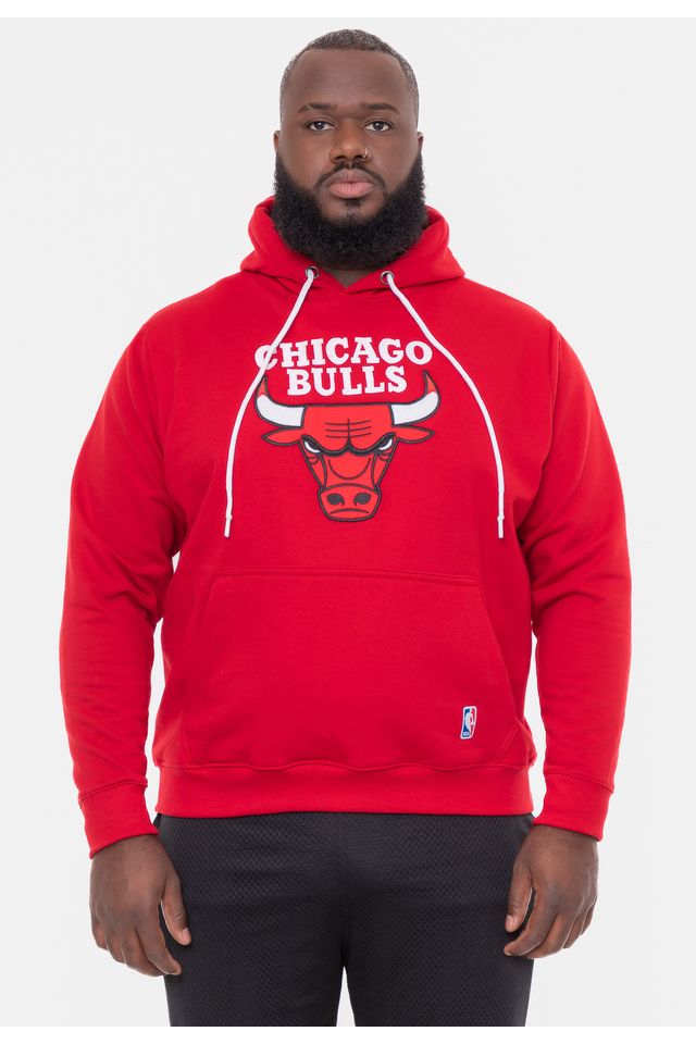 Moletom-NBA-Plus-Size-Com-Feltro-Logo-Chicago-Bulls-Vermelho