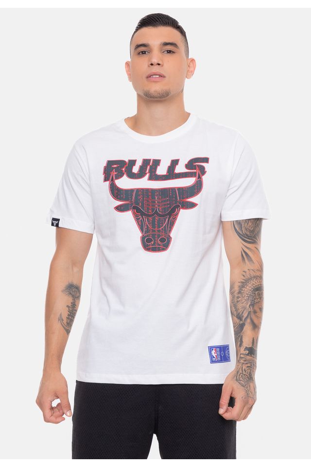 Camiseta-NBA-Matrix-Chicago-Bulls-Branca