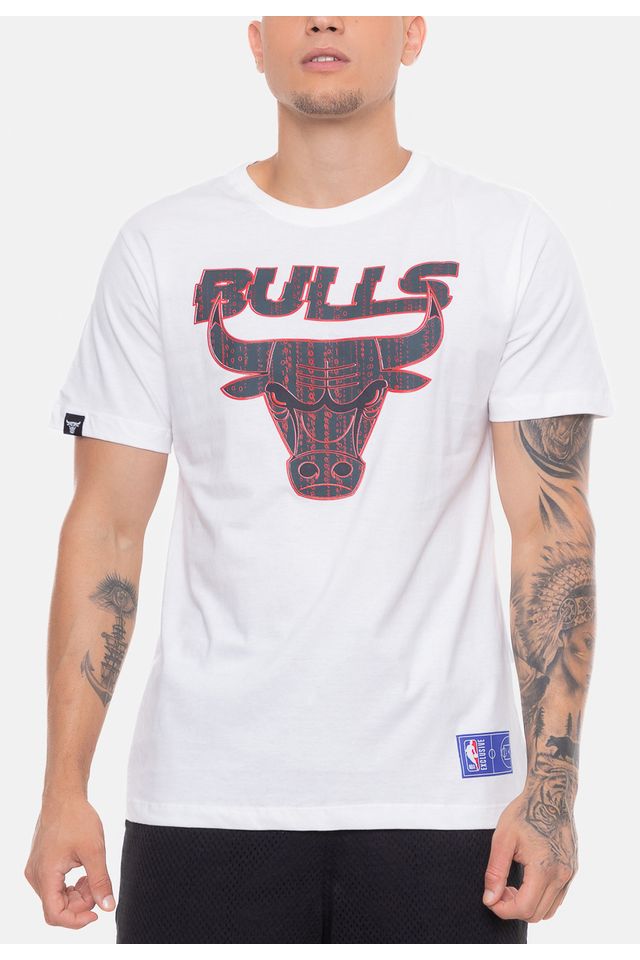 Camiseta-NBA-Matrix-Chicago-Bulls-Branca