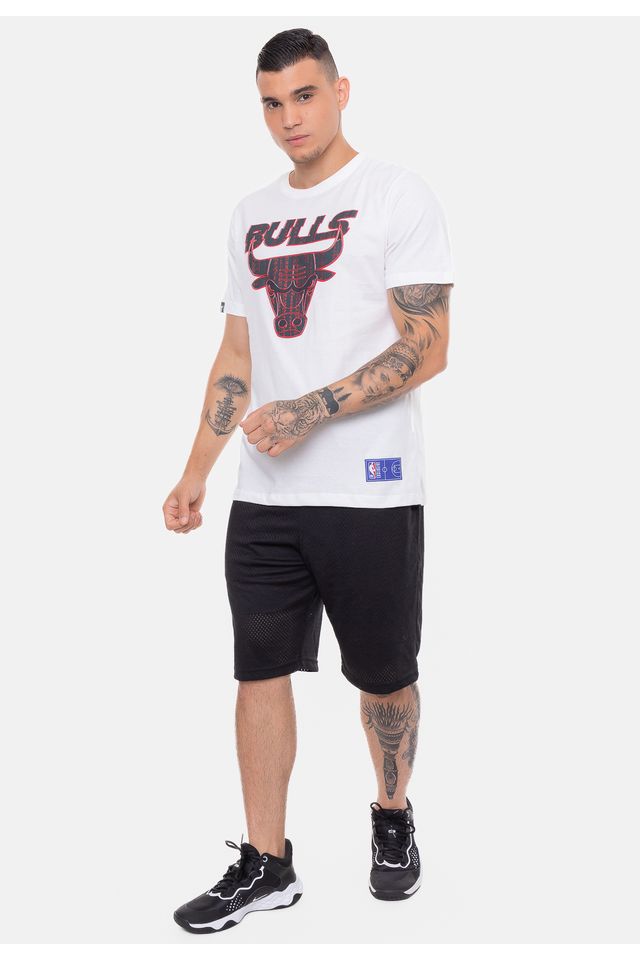 Camiseta-NBA-Matrix-Chicago-Bulls-Branca