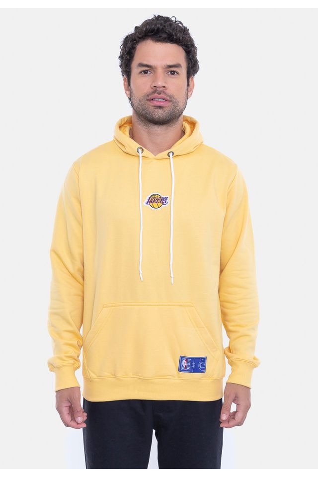 Moletom-NBA-Mini-Logo-Soft-Los-Angeles-Lakers-Amarelo