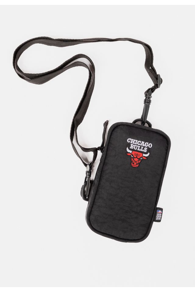 Bolsa-NBA-Shoulder-Bag-Chicago-Bulls-Preta