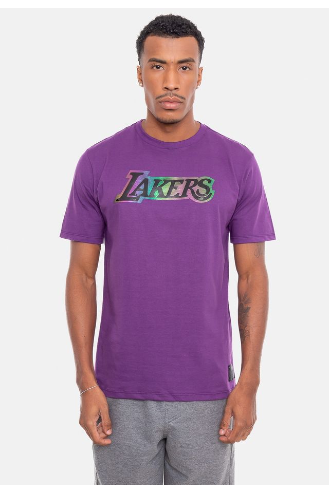 Camiseta-NBA-Holographic-Los-Angeles-Lakers-Roxa
