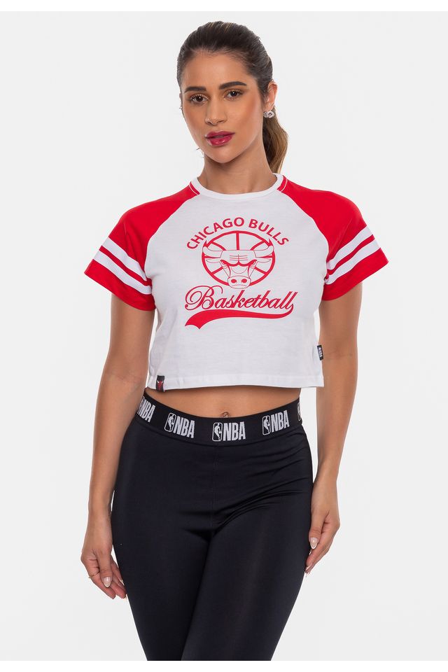 Cropped-NBA-Feminino-Chicago-Bulls-Seventy-Branco-Off