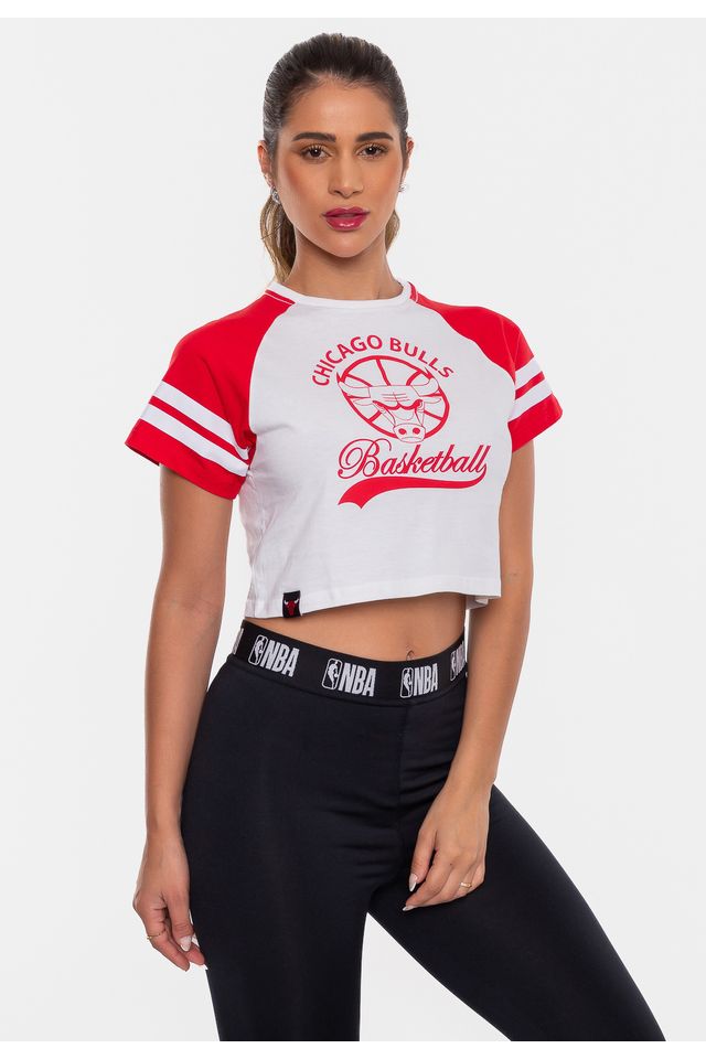 Cropped-NBA-Feminino-Chicago-Bulls-Seventy-Branco-Off