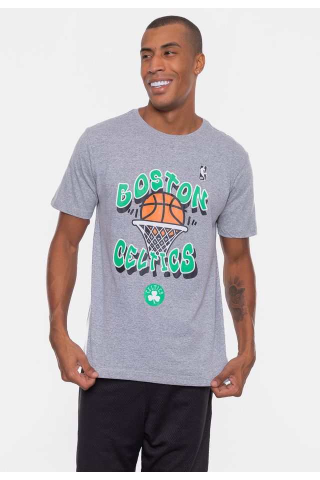 Camiseta-NBA-Basket-Boston-Celtics-Cinza