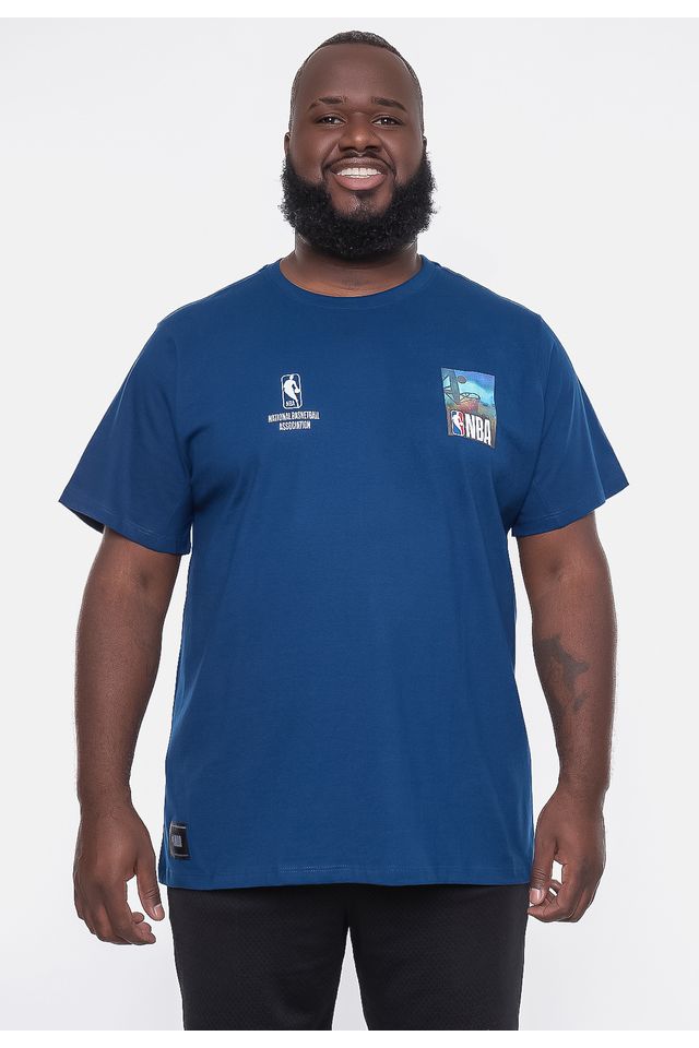 Camiseta-NBA-Plus-Size-Photo-Azul-Indigo