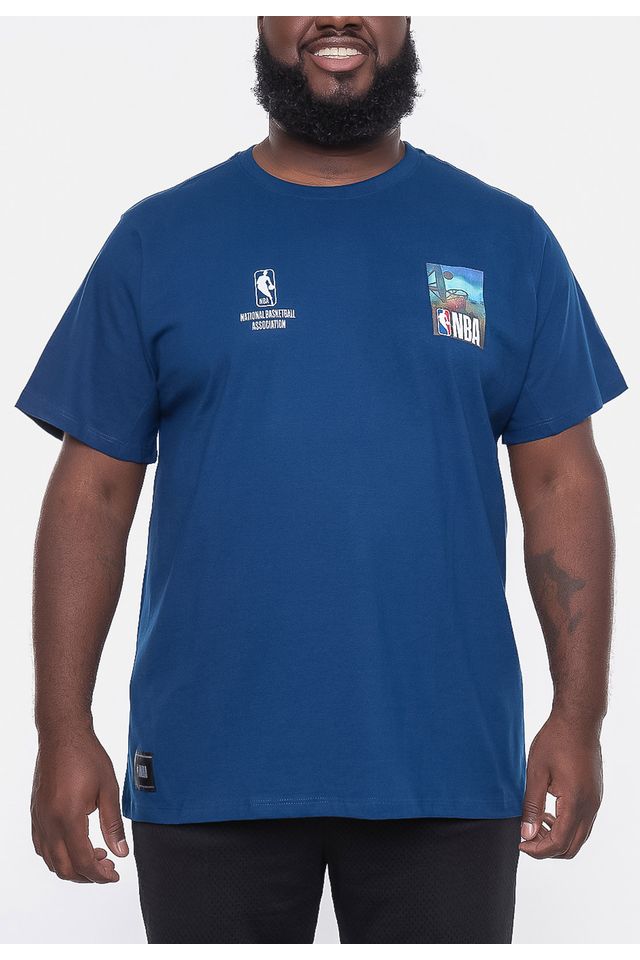 Camiseta-NBA-Plus-Size-Photo-Azul-Indigo