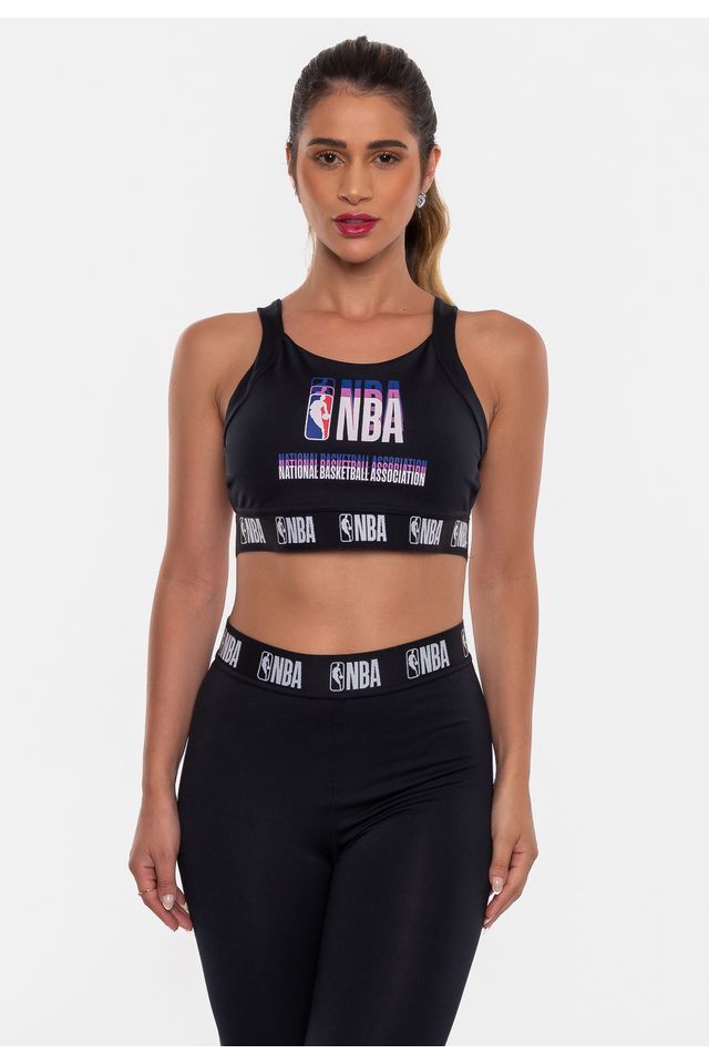 Top-NBA-Feminino-Neon-Logo-Preta-Sandy