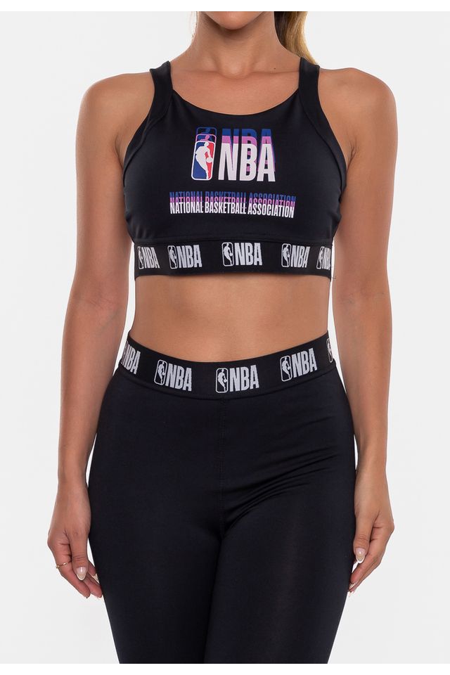 Top-NBA-Feminino-Neon-Logo-Preta-Sandy