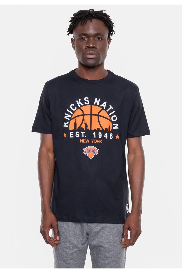 Camiseta-NBA-City-Nation-New-York-Knicks-Preta