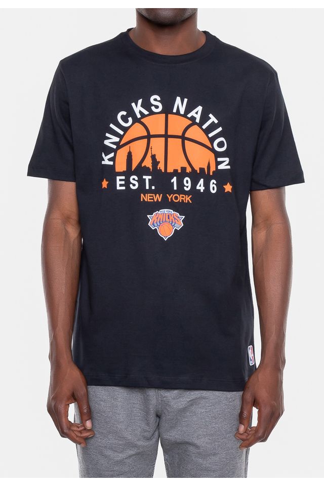 Camiseta-NBA-City-Nation-New-York-Knicks-Preta