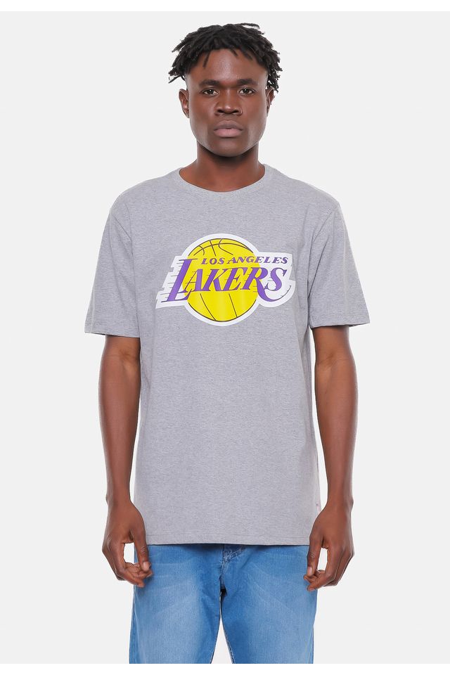 Camiseta-NBA-Transfer-Los-Angeles-Lakers-Cinza-Mescla