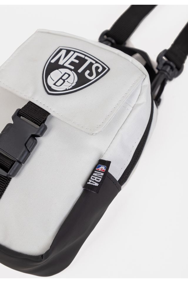 Bolsa-NBA-Shoulder-Bag-Brooklyn-Nets-Branca