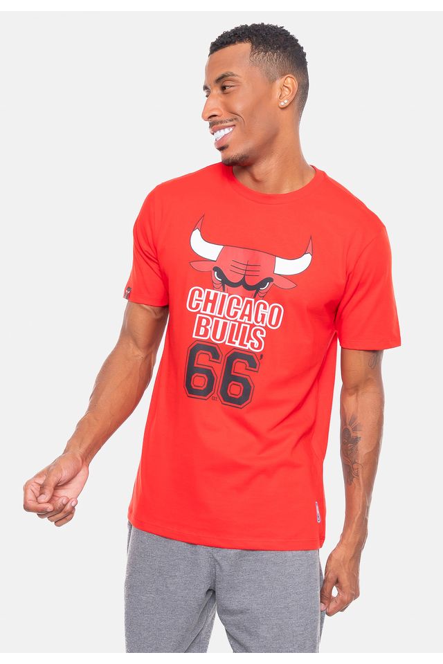 Camiseta-NBA-Half-Logo-Chicago-Bulls-Vermelha