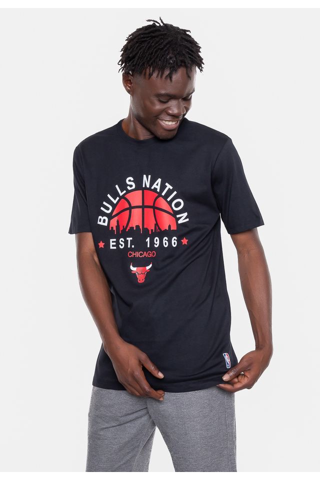 Camiseta-NBA-City-Nation-Chicago-Bulls-Preta