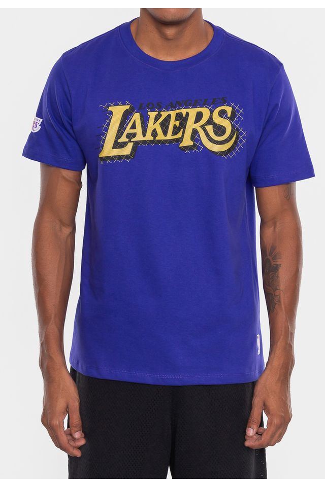 Camiseta-NBA-Sneakers-Los-Angeles-Lakers-Roxa-Vanguarda