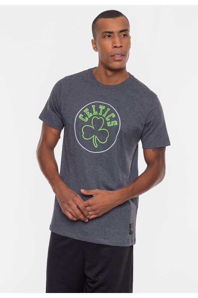 Camiseta-NBA-Logo-Sign-Boston-Celtics-Grafite-Mescla