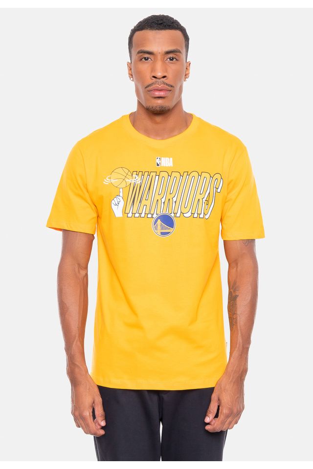 Camiseta-NBA-Hand-On-Ball-Golden-State-Warriors-Amarela-Cadmium