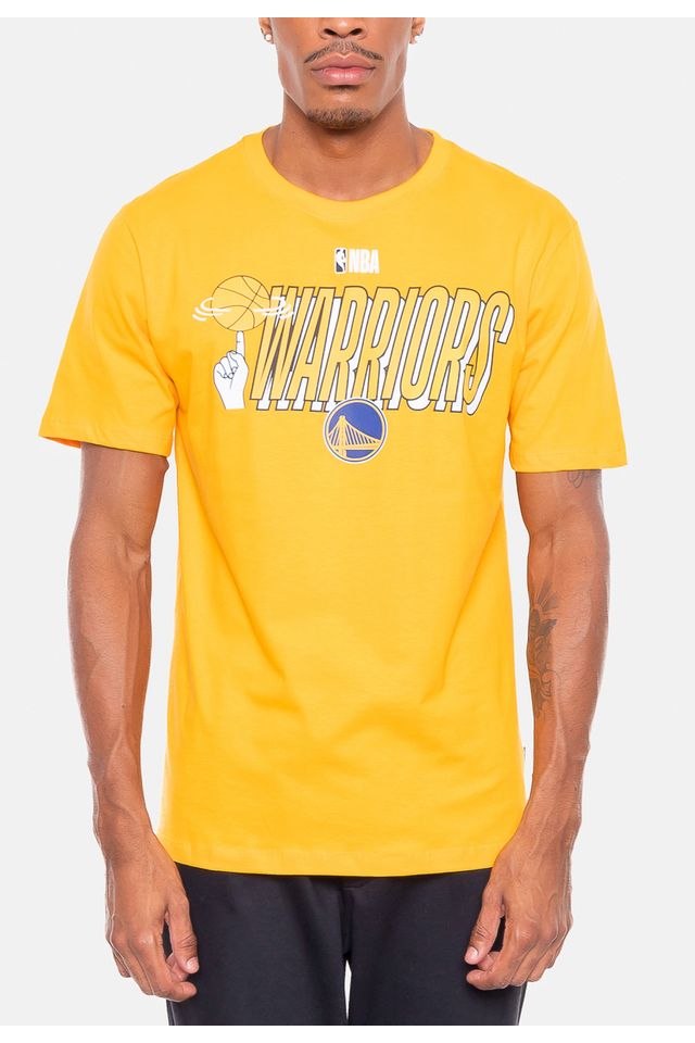 Camiseta-NBA-Hand-On-Ball-Golden-State-Warriors-Amarela-Cadmium