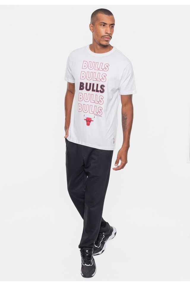 Camiseta-NBA-Contour-Chicago-Bulls-Branca