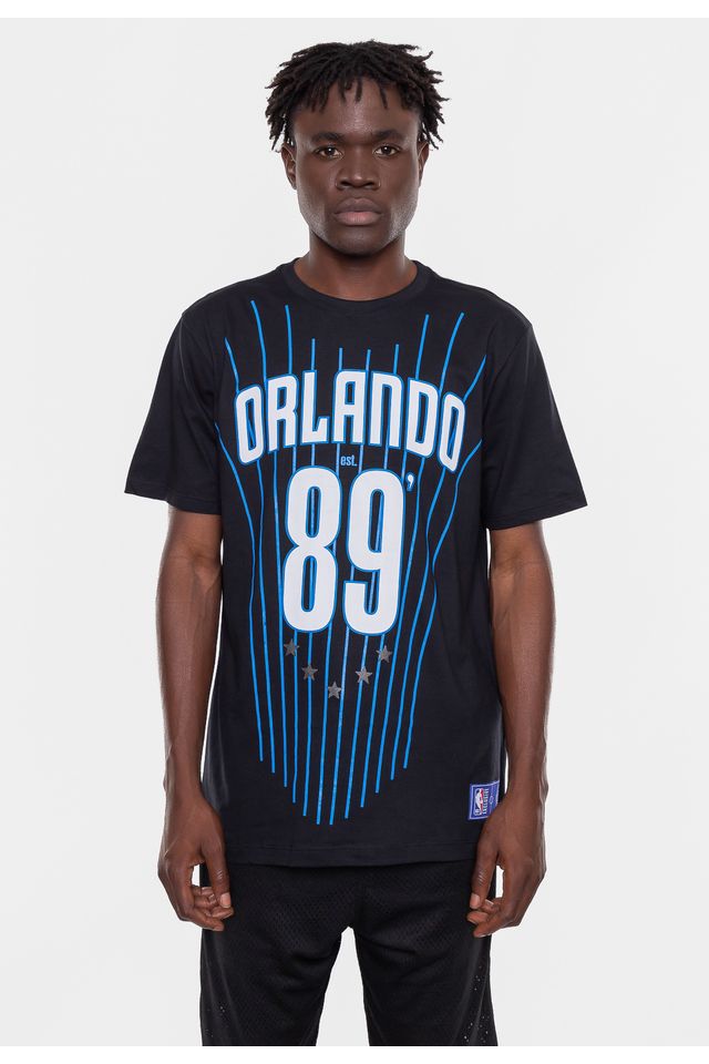 Camiseta-NBA-State-Number-Orlando-Magic-Preta