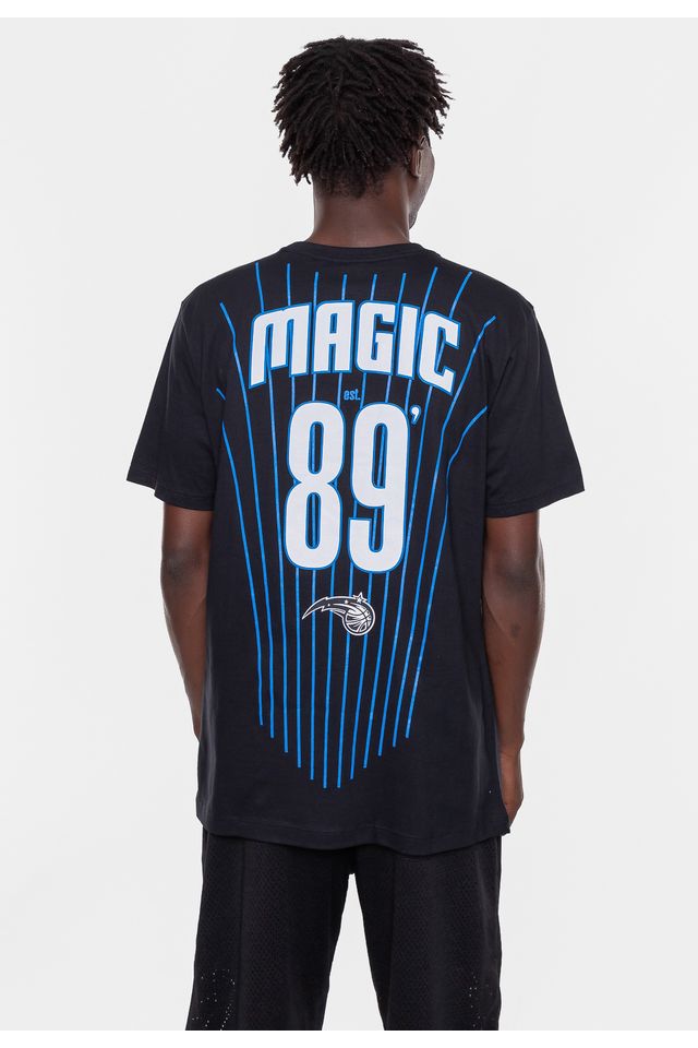 Camiseta-NBA-State-Number-Orlando-Magic-Preta